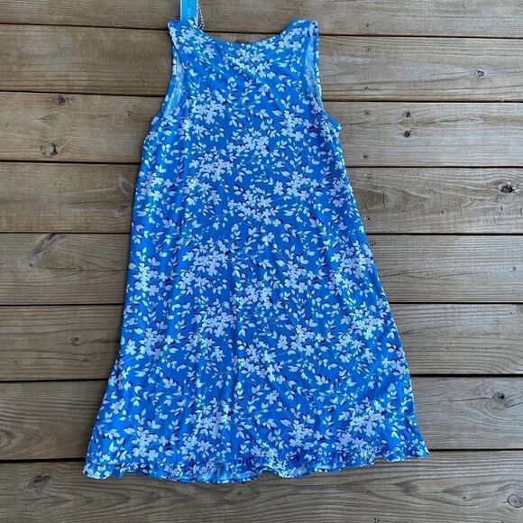 NEW Draper James Ruffle Nightie in Blue Shadow Floral Size S/M - Picture 2 of 5
